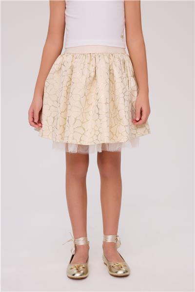 Tyess Girl Gold SkirtTyess Girl Gold Skirt