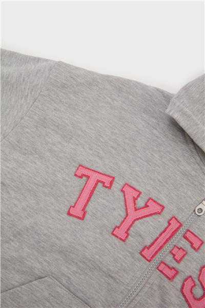 Tyess Kız Çocuk Gri Sweatshirt