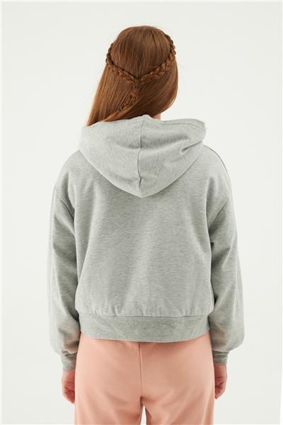 Tyess Kız Çocuk Gri Sweatshirt