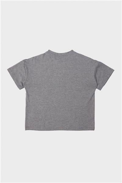Tyess Kız Çocuk Gri T-Shirt