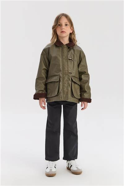 Tyess Girl Khaki CoatTyess Girl Khaki Coat