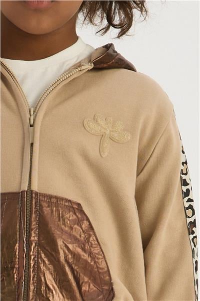 Tyess Girl Brown Tracksuit TopTyess Girl Brown Tracksuit Top