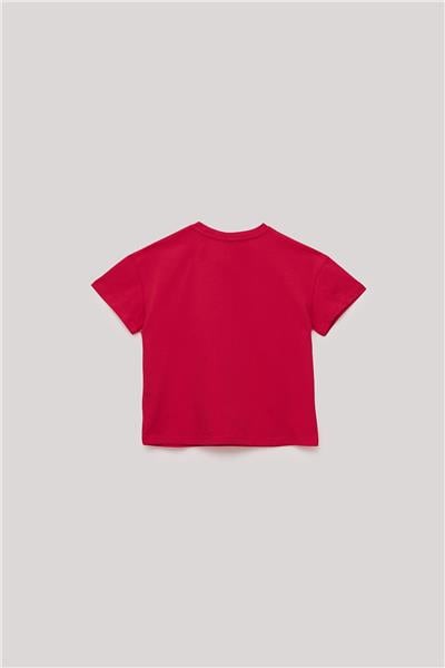 Tyess Kız Çocuk Kırmızı T-Shirt