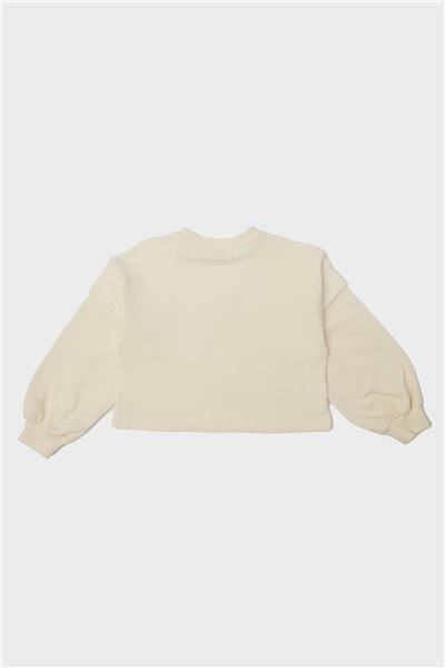 Tyess Kız Çocuk Krem Sweatshirt