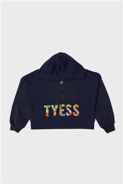Tyess Kız Çocuk Lacivert Eşofman Üstü