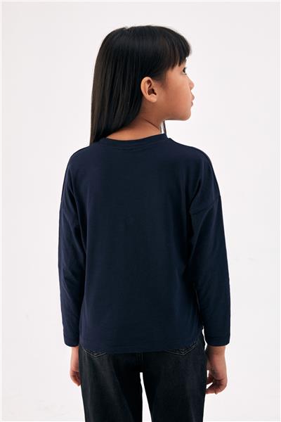 Tyess Kız Çocuk Lacivert T-Shirt