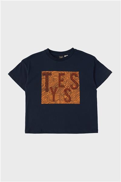 Tyess Kız Çocuk Lacivert T-Shirt