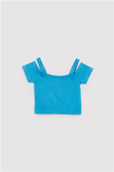 Tyess Kız Çocuk Lacivert T-Shirt