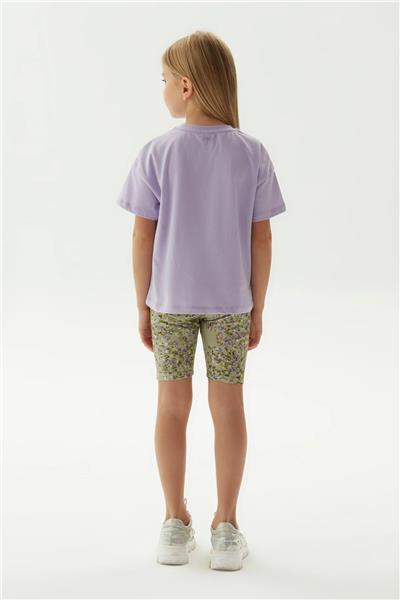 Tyess Kız Çocuk Lila T-Shirt