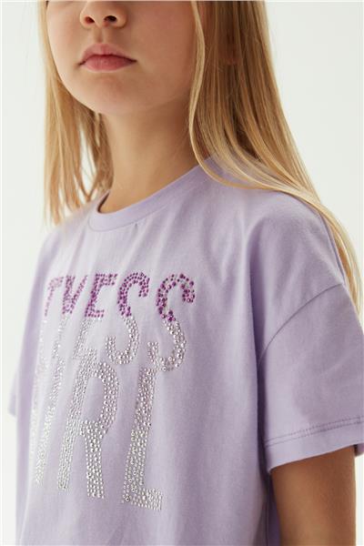 Tyess Kız Çocuk Lila T-Shirt
