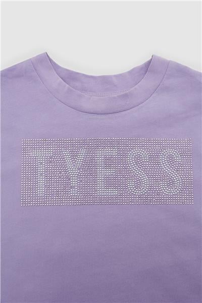 Tyess Kız Çocuk Lila T-Shirt