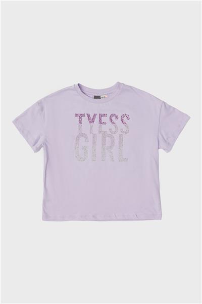 Tyess Kız Çocuk Lila T-Shirt