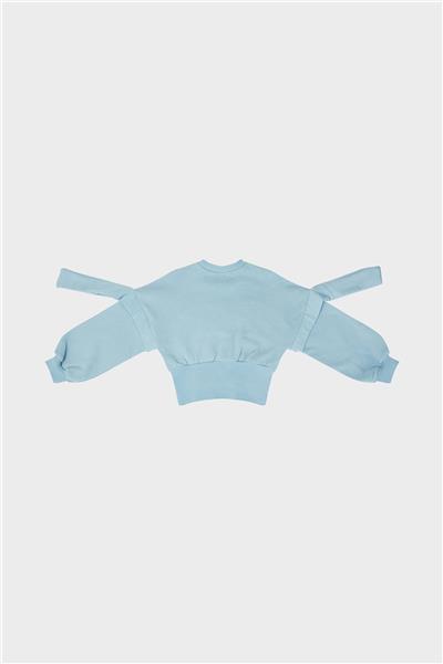 Tyess Kız Çocuk Mavi Sweatshirt