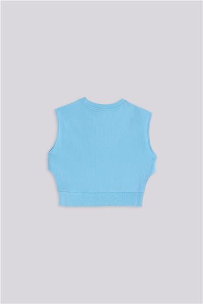 Tyess Kız Çocuk Mavi SweatshirtTyess Kız Çocuk Mavi Sweatshirt