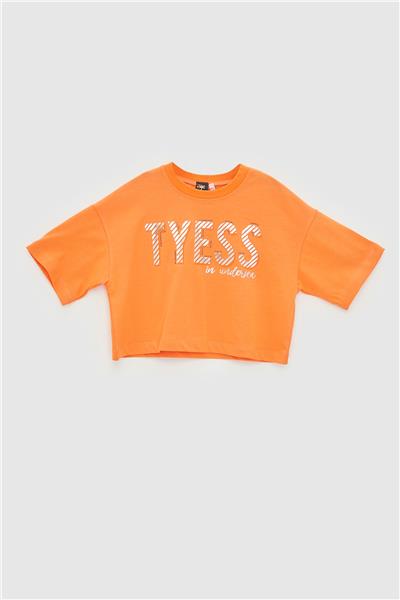 Tyess Kız Çocuk Oranj T-Shirt