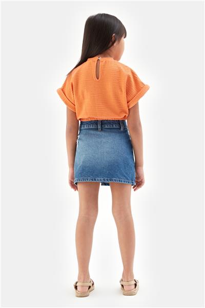 Tyess Kız Çocuk Oranj Tshirt