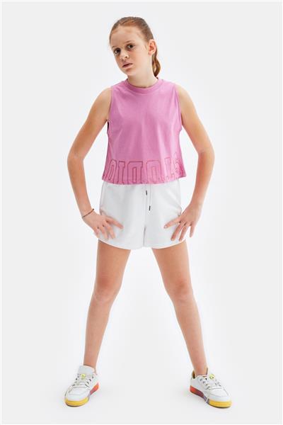 Tyess Kız Çocuk Pembe Atlet