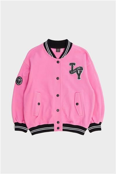 Tyess Kız Çocuk Pembe Ceket