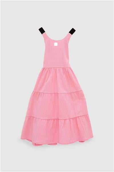 Tyess Kız Çocuk Pembe Elbise