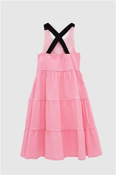 Tyess Kız Çocuk Pembe Elbise