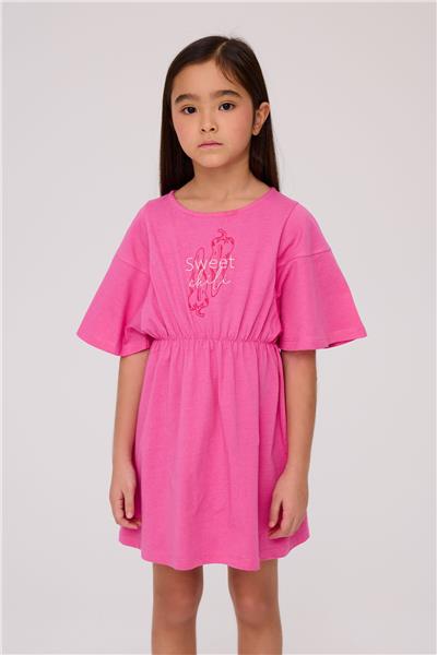 Tyess Kız Çocuk Pembe ElbiseTyess Kız Çocuk Pembe Elbise