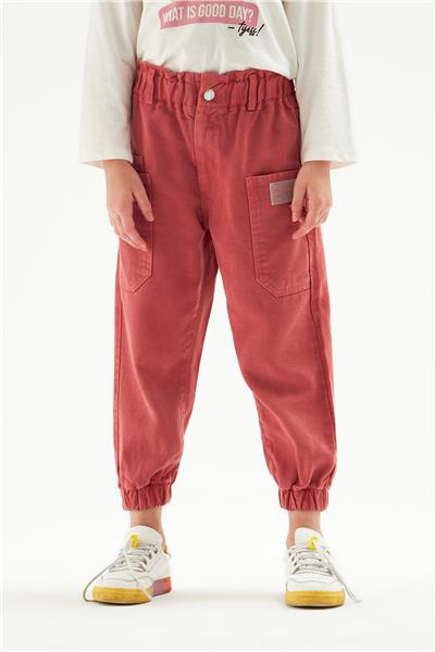 Tyess Kız Çocuk Pembe Pantolon