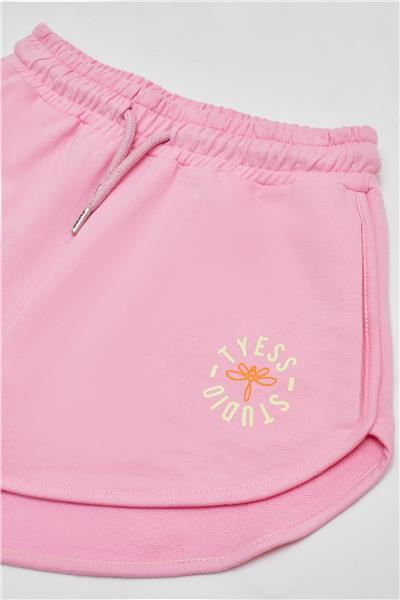 Tyess Kız Çocuk Pembe Şort