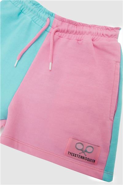 Tyess Kız Çocuk Pembe Şort