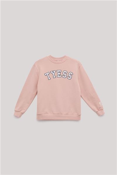 Tyess Kız Çocuk Pembe Sweatshirt