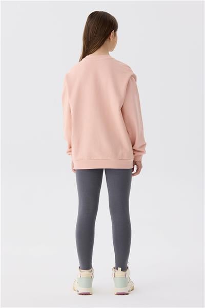 Tyess Kız Çocuk Pembe Sweatshirt