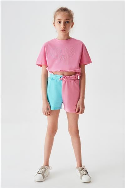 Tyess Kız Çocuk Pembe T-Shirt