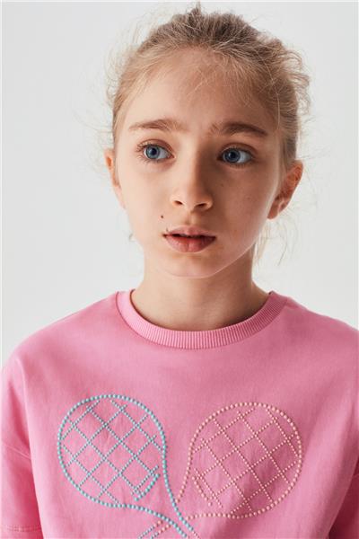 Tyess Kız Çocuk Pembe T-Shirt