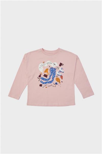 Tyess Kız Çocuk Pembe T-Shirt