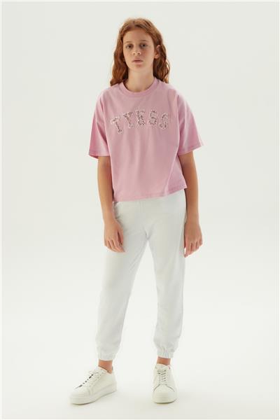 Tyess Kız Çocuk Pembe T-Shirt