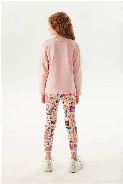 Tyess Kız Çocuk Pembe T-Shirt