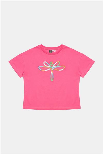 Tyess Kız Çocuk Pembe Tshirt