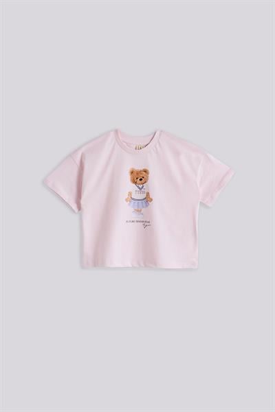 Tyess Kız Çocuk Pembe TshirtTyess Kız Çocuk Pembe Tshirt