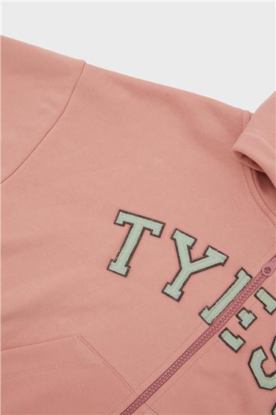 Tyess Kız Çocuk Pudra Sweatshirt