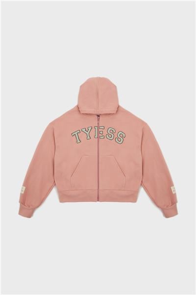 Tyess Kız Çocuk Pudra Sweatshirt