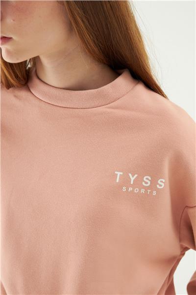 Tyess Kız Çocuk Pudra Sweatshirt