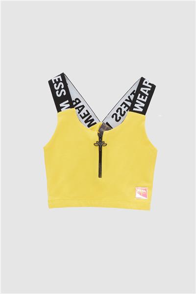 Tyess Kız Çocuk Sarı Body