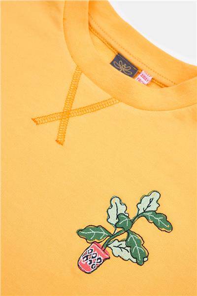 Tyess Kız Çocuk Sarı Sweatshirt