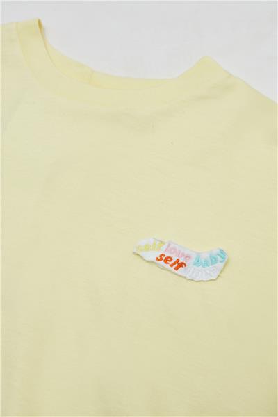 Tyess Kız Çocuk Sarı T-Shirt
