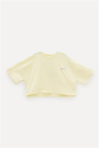 Tyess Kız Çocuk Sarı T-Shirt
