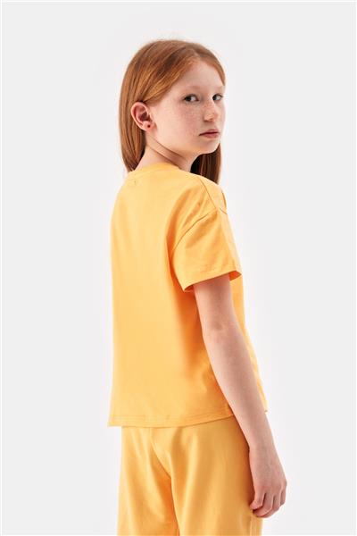 Tyess Kız Çocuk Sarı Tshirt
