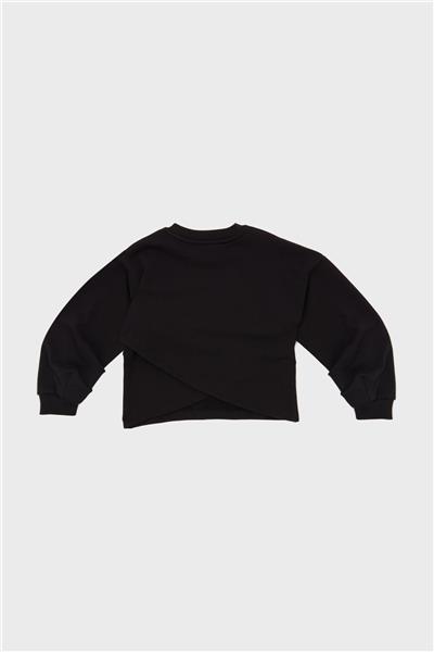 Tyess Kız Çocuk Siyah Sweatshirt
