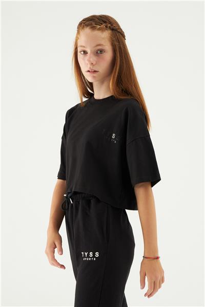 Tyess Kız Çocuk Siyah T-Shirt