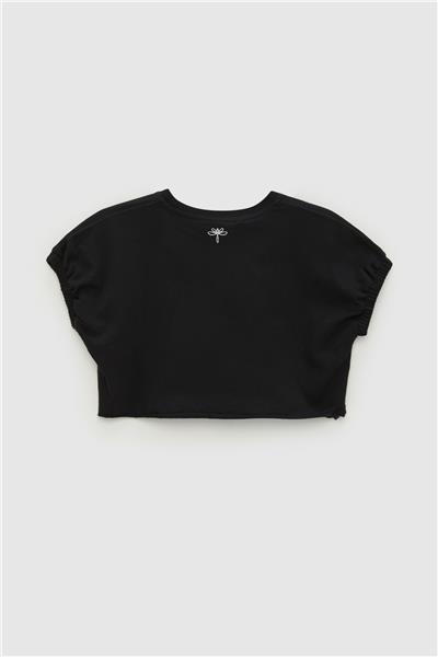 Tyess Kız Çocuk Siyah T-Shirt