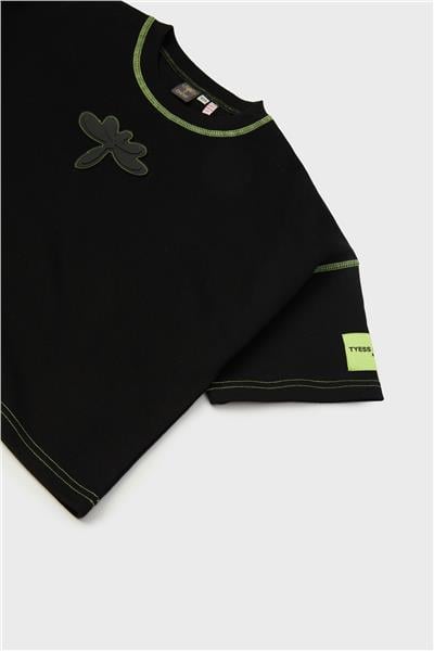 Tyess Kız Çocuk Siyah T-Shirt