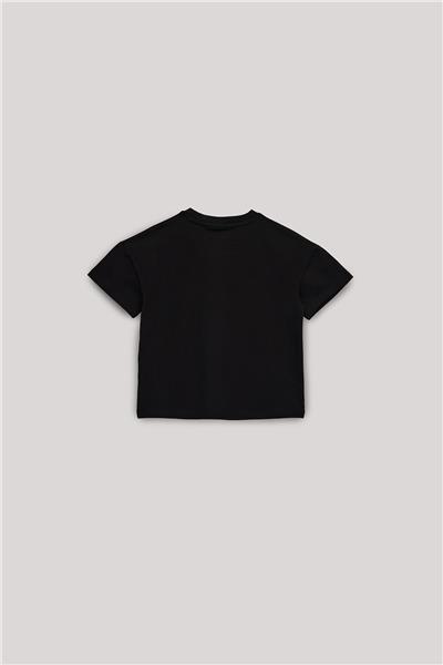Tyess Kız Çocuk Siyah Tshirt